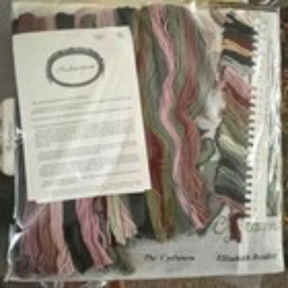 VINTAGE 1992 NEW Elizabeth Bradley Needlepoint Kit The Botanical Garden Cyclamen - Picture 7 of 10